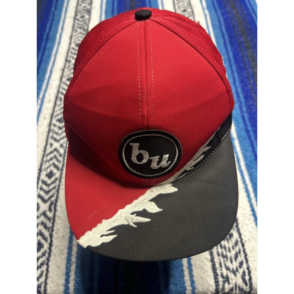 Vintage Boston University Terriers Logo Nissun strap-back Cap Vintage Clean